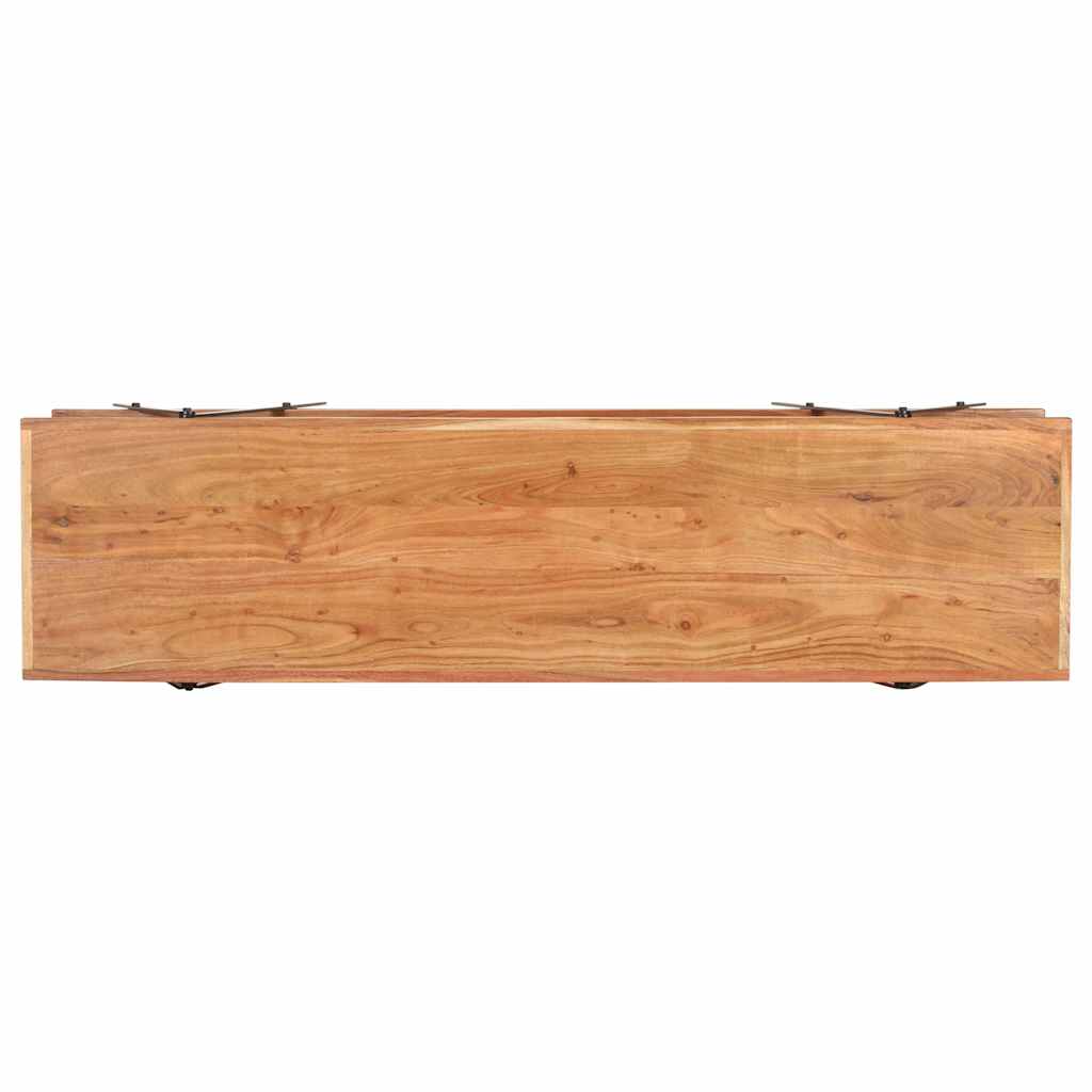 320500 vidaXL TV Cabinet 160x40x50 cm Solid Acacia Wood
