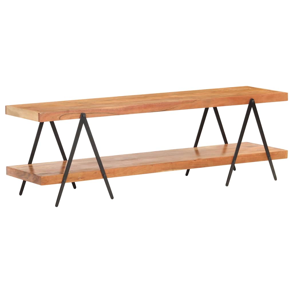 320500 vidaXL TV Cabinet 160x40x50 cm Solid Acacia Wood