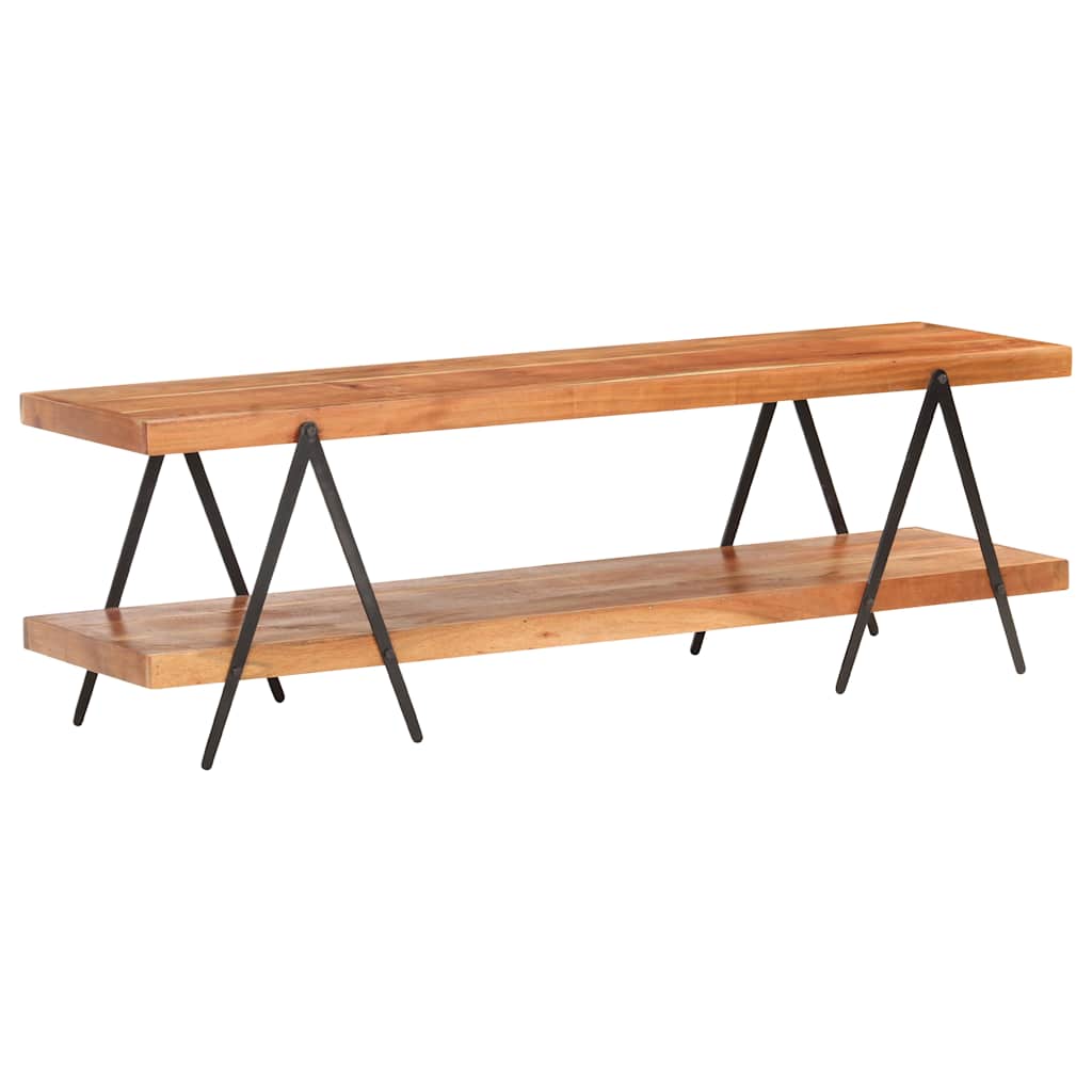 320500 vidaXL TV Cabinet 160x40x50 cm Solid Acacia Wood