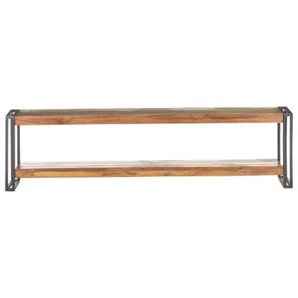 TV Cabinet | Mixed colour finish | Solid reclaimed wood, Iron