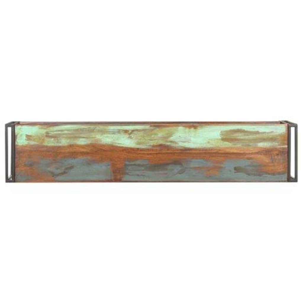 TV Cabinet | Mixed colour finish | Solid reclaimed wood, Iron