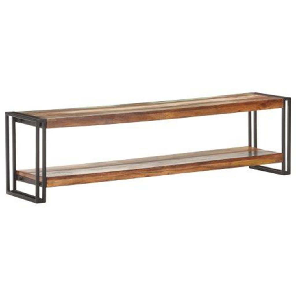 TV Cabinet | Mixed colour finish | Solid reclaimed wood, Iron