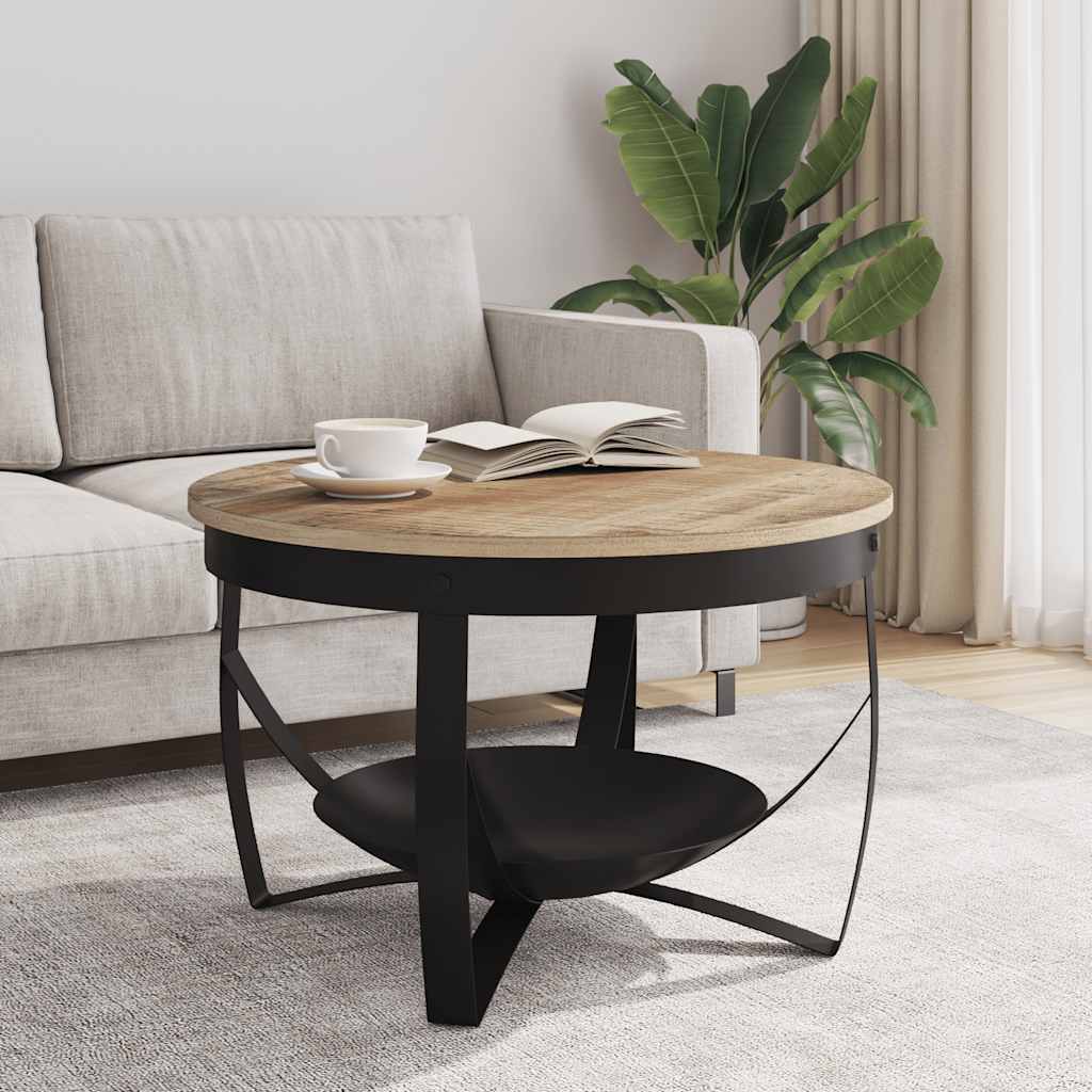 Coffee Table Ø68x43 cm Rough Mango Wood
