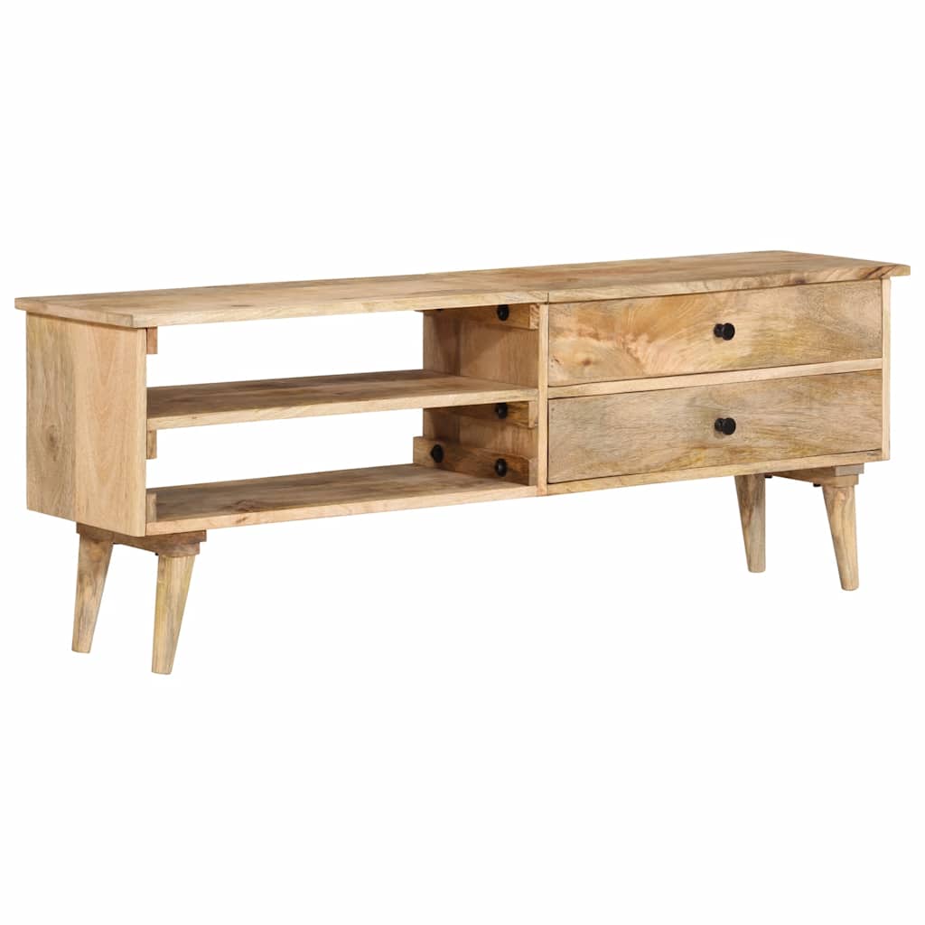 320797 vidaXL TV Cabinet 140x30x50 cm Solid Mango Wood