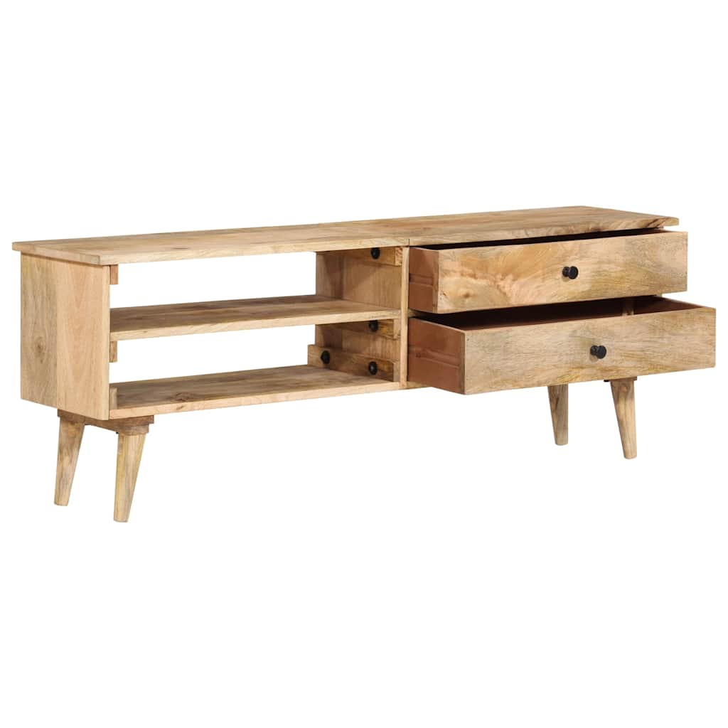 320797 vidaXL TV Cabinet 140x30x50 cm Solid Mango Wood