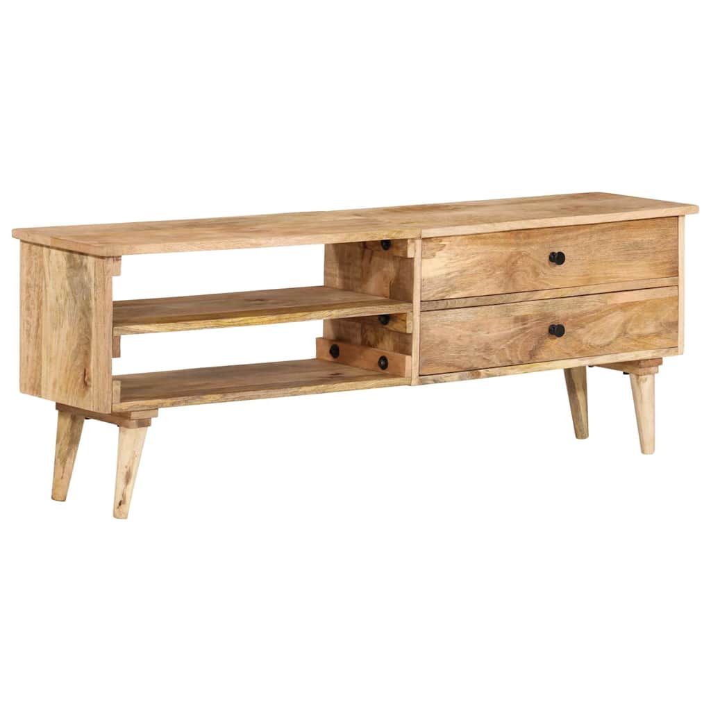 320797 vidaXL TV Cabinet 140x30x50 cm Solid Mango Wood
