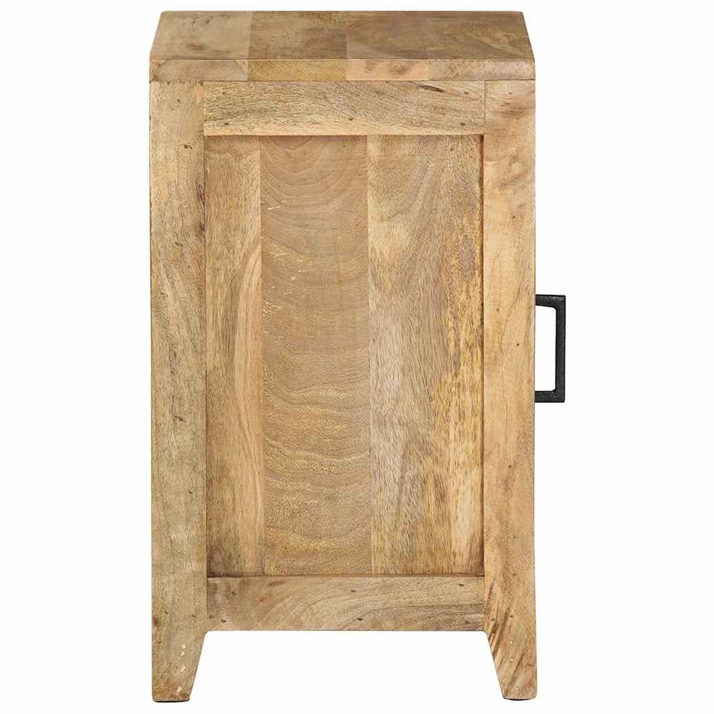320811 vidaXL Bedside Cabinet 40x30x50 cm Solid Mango Wood