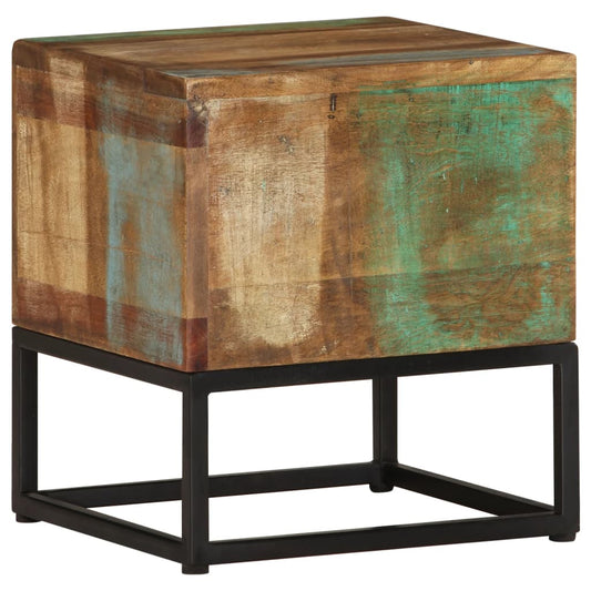 vidaXL Side Table 30x30x33 cm Solid Reclaimed Wood