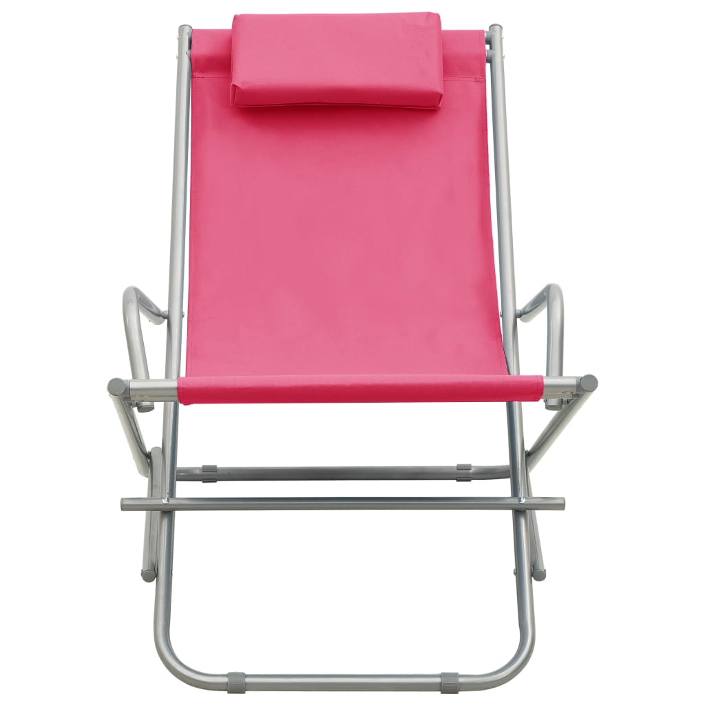 Rocking Chair | Set of 2 | Pink | Powder-coated steel | Standard