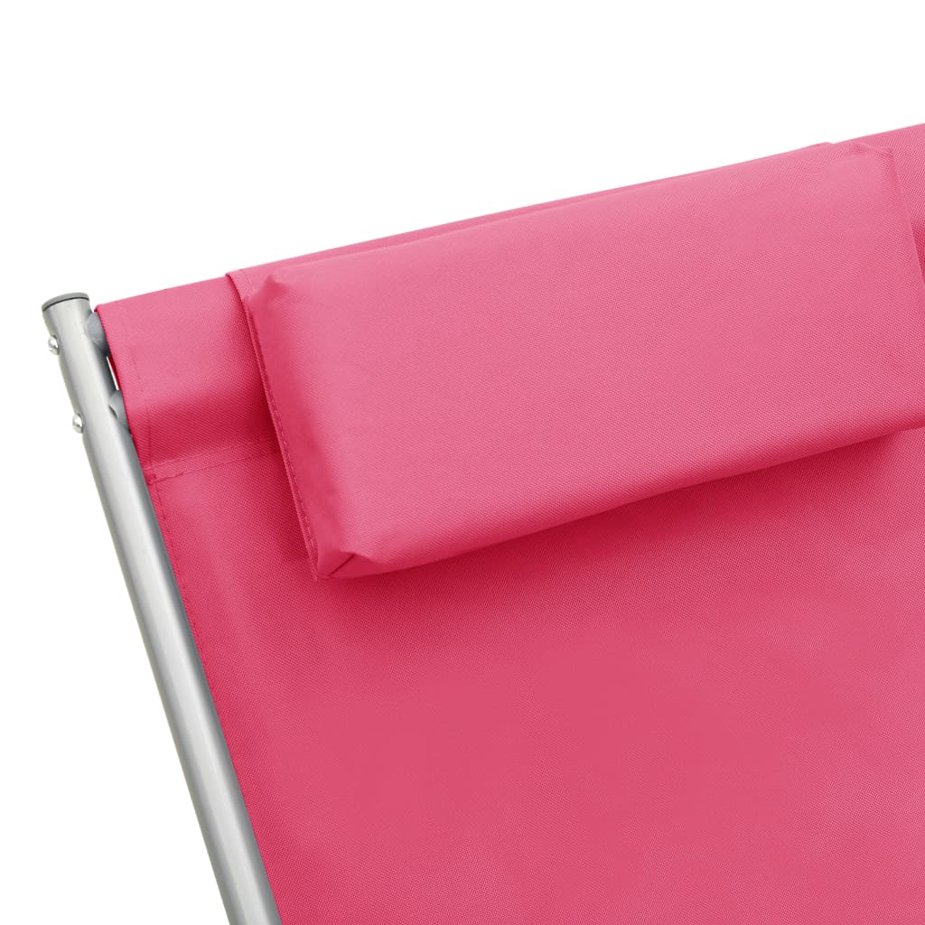 Rocking Chair | Set of 2 | Pink | Powder-coated steel | Standard