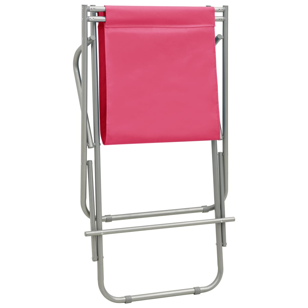 Rocking Chair | Set of 2 | Pink | Powder-coated steel | Standard