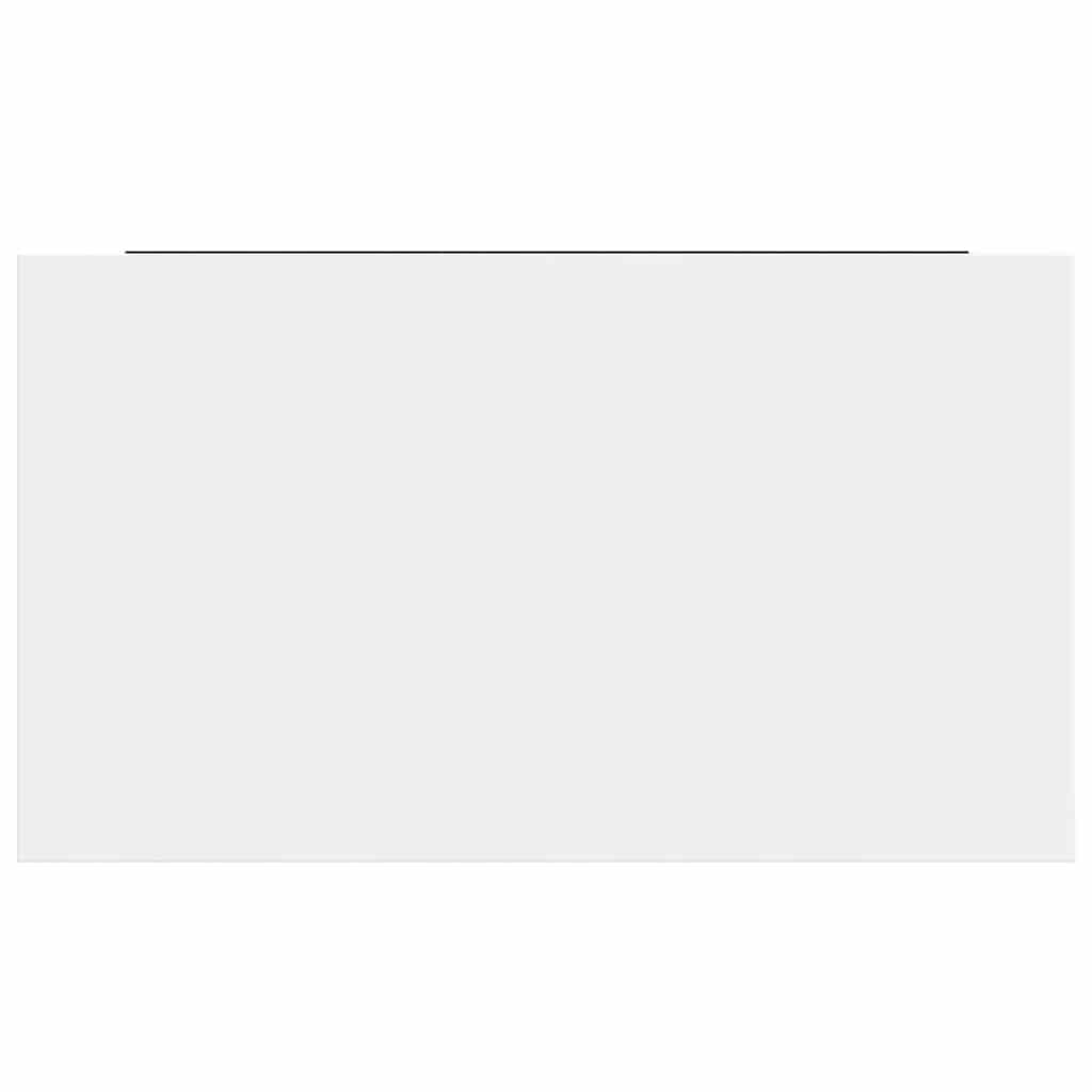 Floating Wall Shelf High Gloss White 40x23x3.8 cm MDF