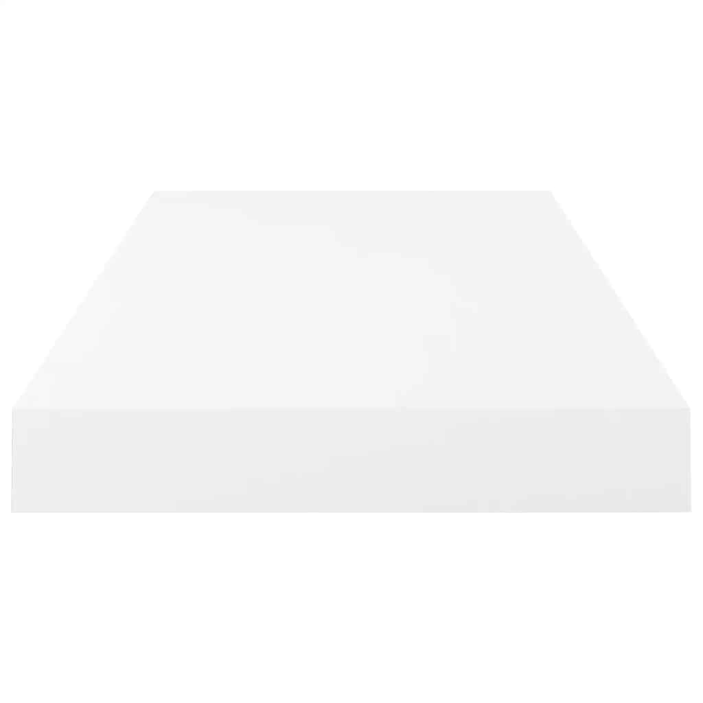 Floating Wall Shelves 4 pcs High Gloss White 50x23x3.8 cm MDF