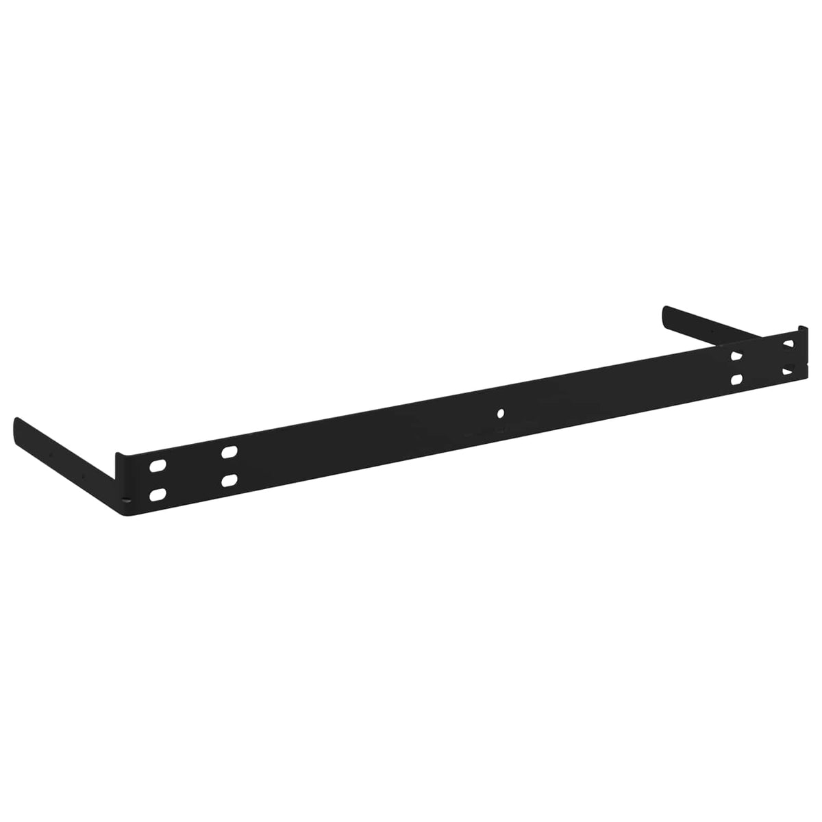 323800 vidaXL Floating Wall Shelves 2 pcs High Gloss Grey 120x23,5x3,8 cm MDF