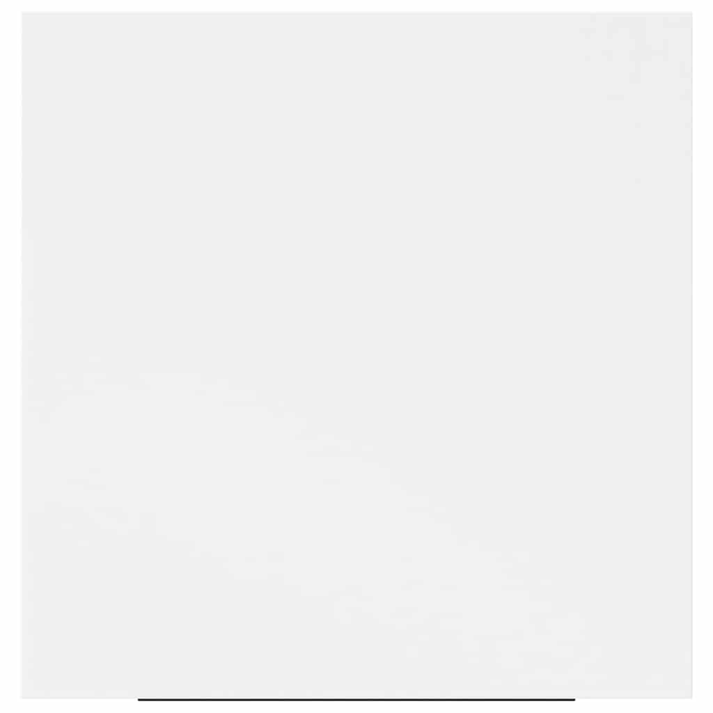 Floating Wall Shelves 2 pcs White 23x23.5x3.8 cm MDF
