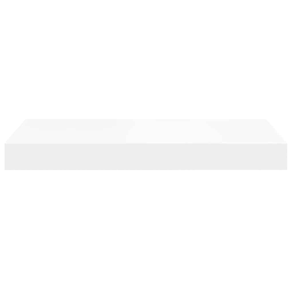 Floating Wall Shelf White 40x23x3.8 cm MDF