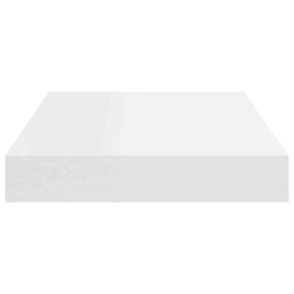 Floating Wall Shelf White 40x23x3.8 cm MDF