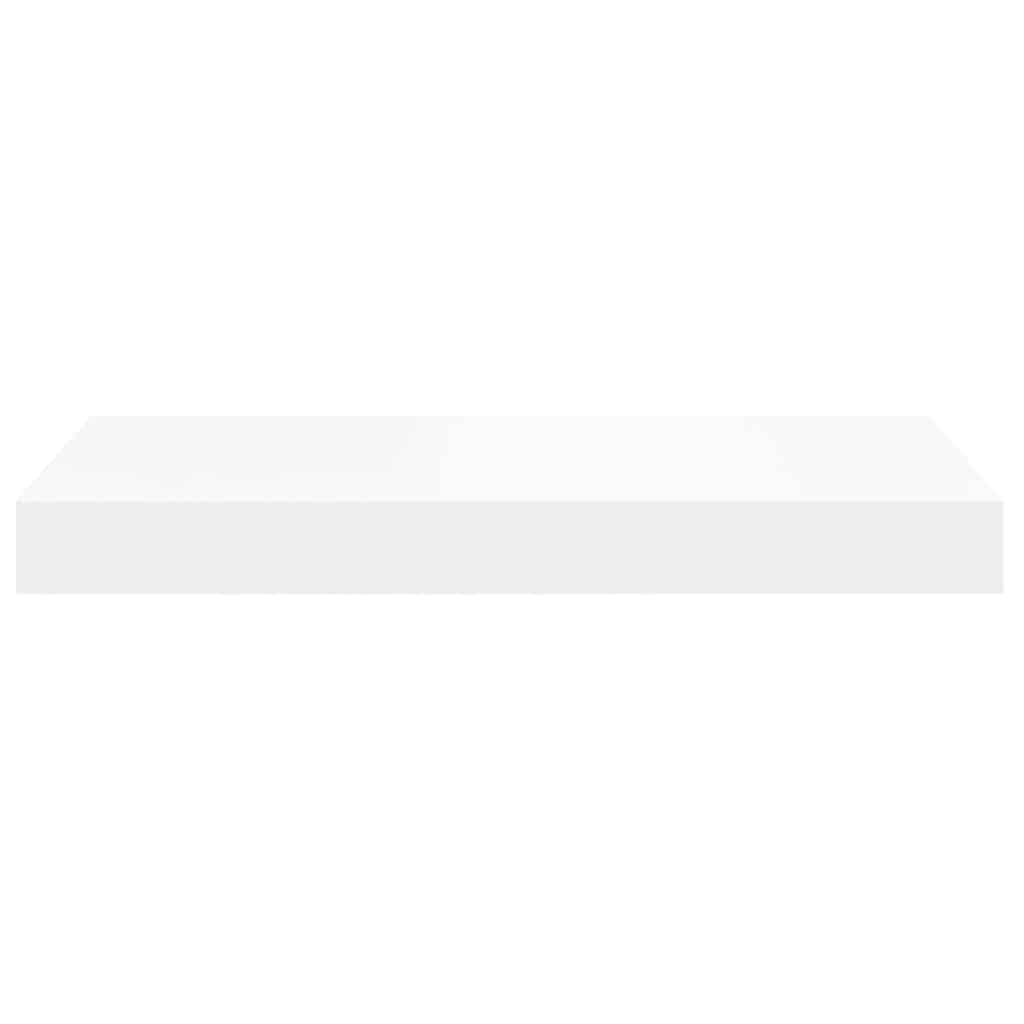 Floating Wall Shelves 2 pcs White 40x23x3.8 cm MDF