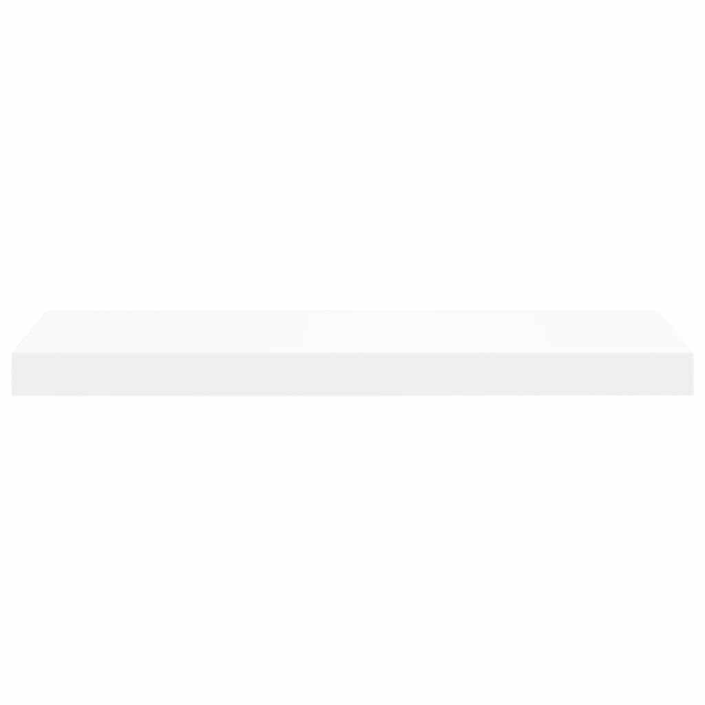 Floating Wall Shelves 2 pcs White 60x23.5x3.8 cm MDF