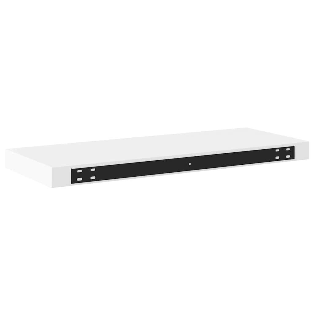 Floating Wall Shelves 2 pcs White 60x23.5x3.8 cm MDF