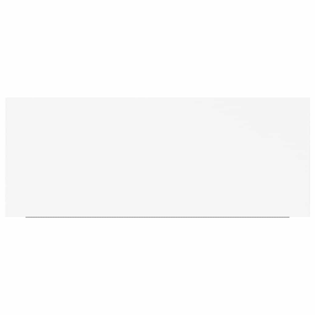 Floating Wall Shelves 2 pcs White 60x23.5x3.8 cm MDF