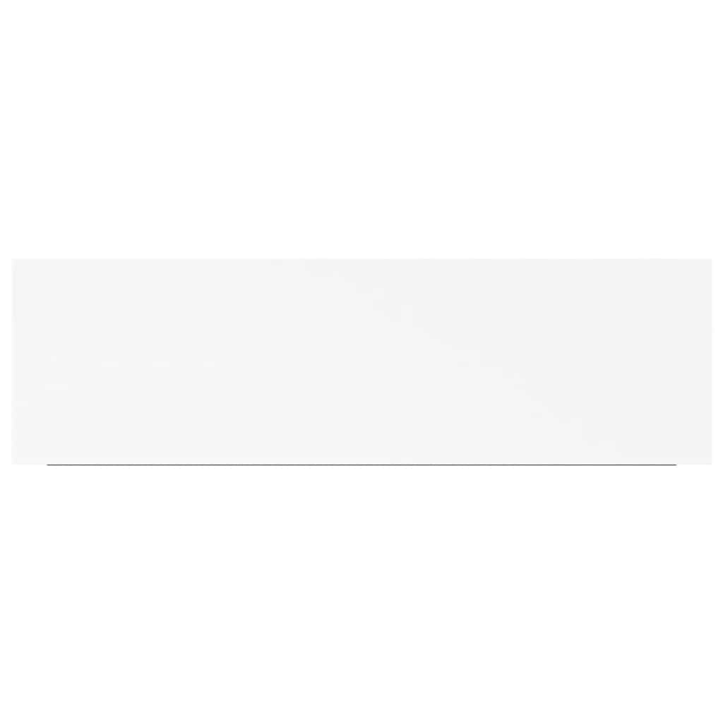 Floating Wall Shelves 2 pcs White 80x23.5x3.8 cm MDF