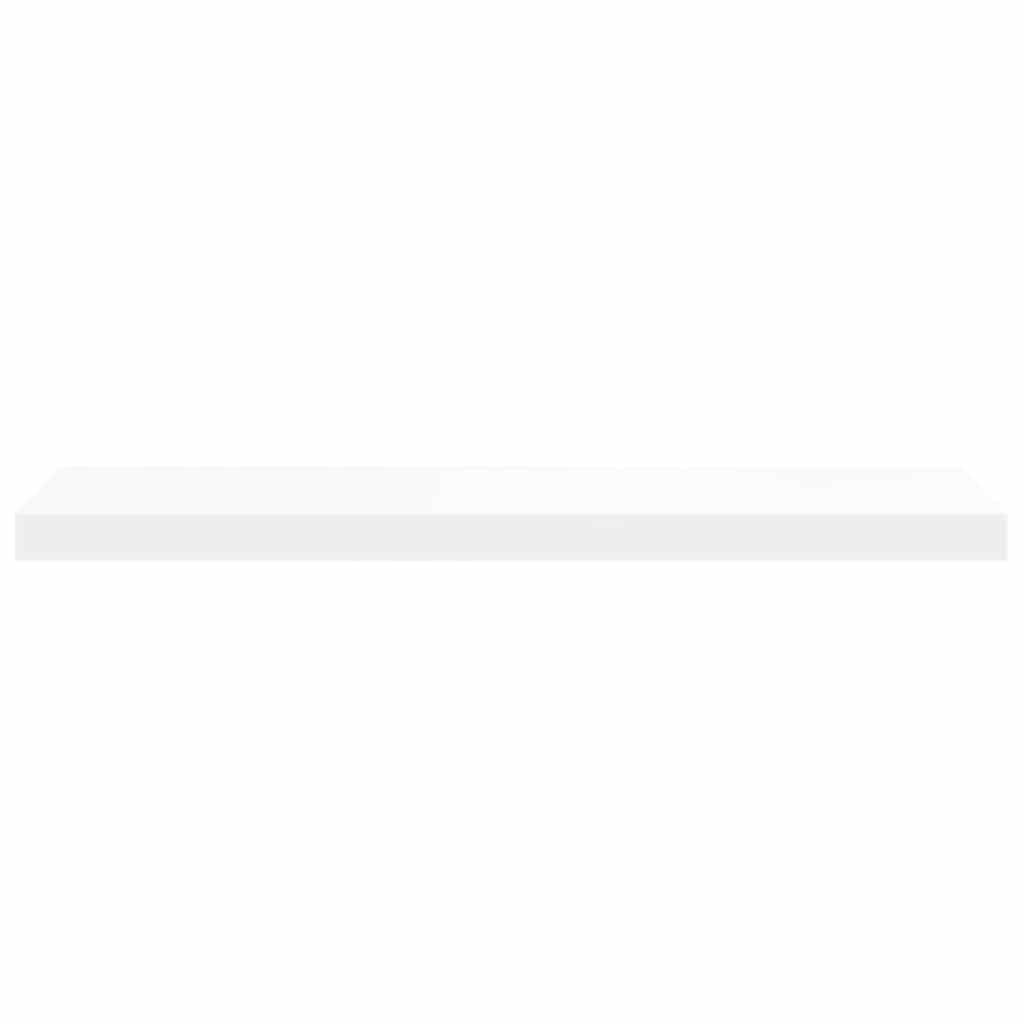 Floating Wall Shelves 4 pcs White 80x23.5x3.8 cm MDF