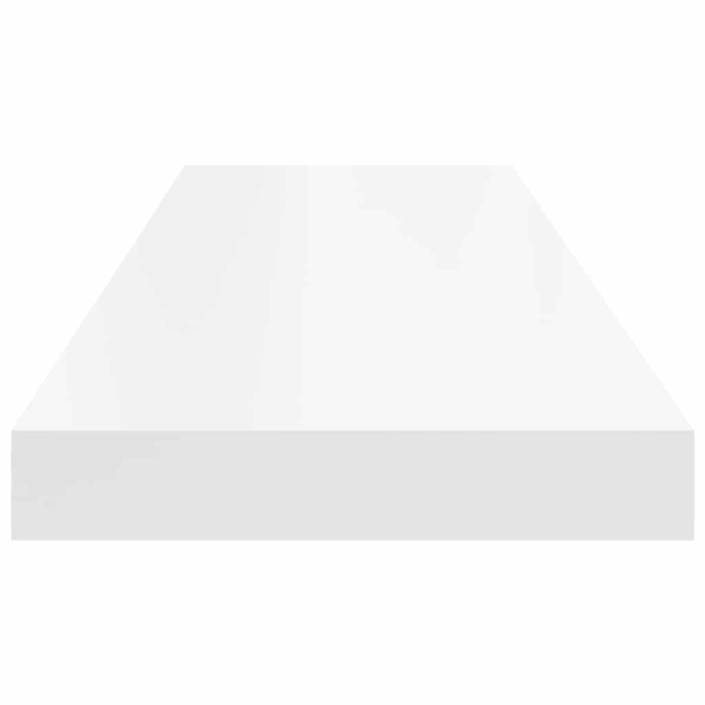 Floating Wall Shelves 4 pcs White 80x23.5x3.8 cm MDF