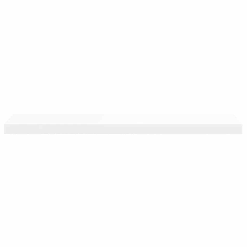 Floating Wall Shelves 2 pcs White 90x23.5x3.8 cm MDF