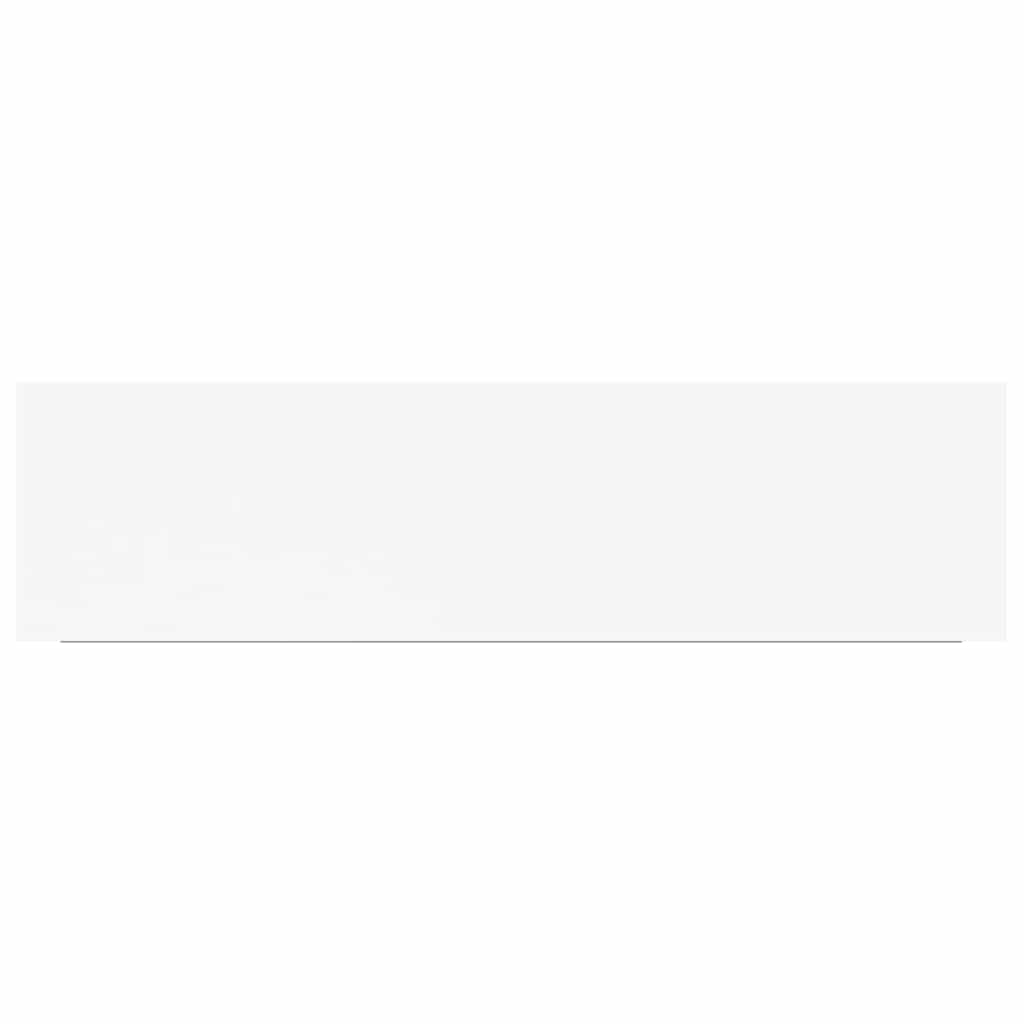 323819 vidaXL Floating Wall Shelves 4 pcs White 90x23,5x3,8 cm MDF