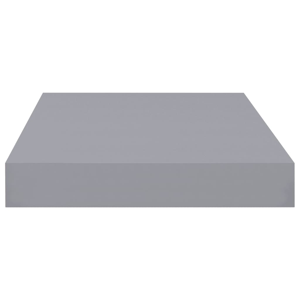 vidaXL Floating Wall Shelves 4 pcs Grey 40x23x3.8 cm MDF