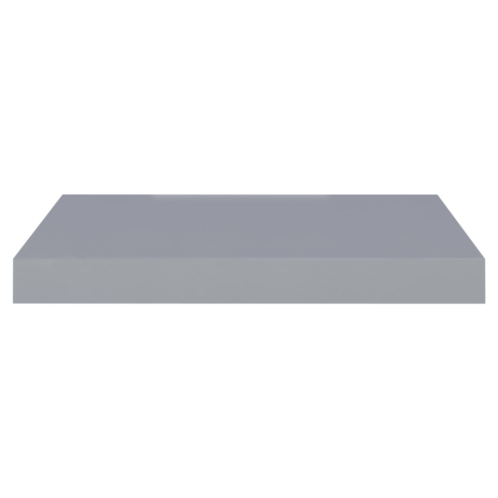 vidaXL Floating Wall Shelves 4 pcs Grey 40x23x3.8 cm MDF