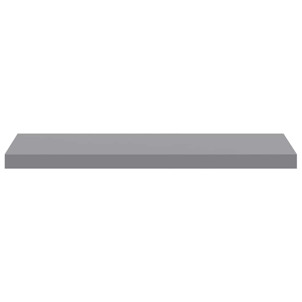 Floating Wall Shelf Grey 80x23.5x3.8 cm MDF