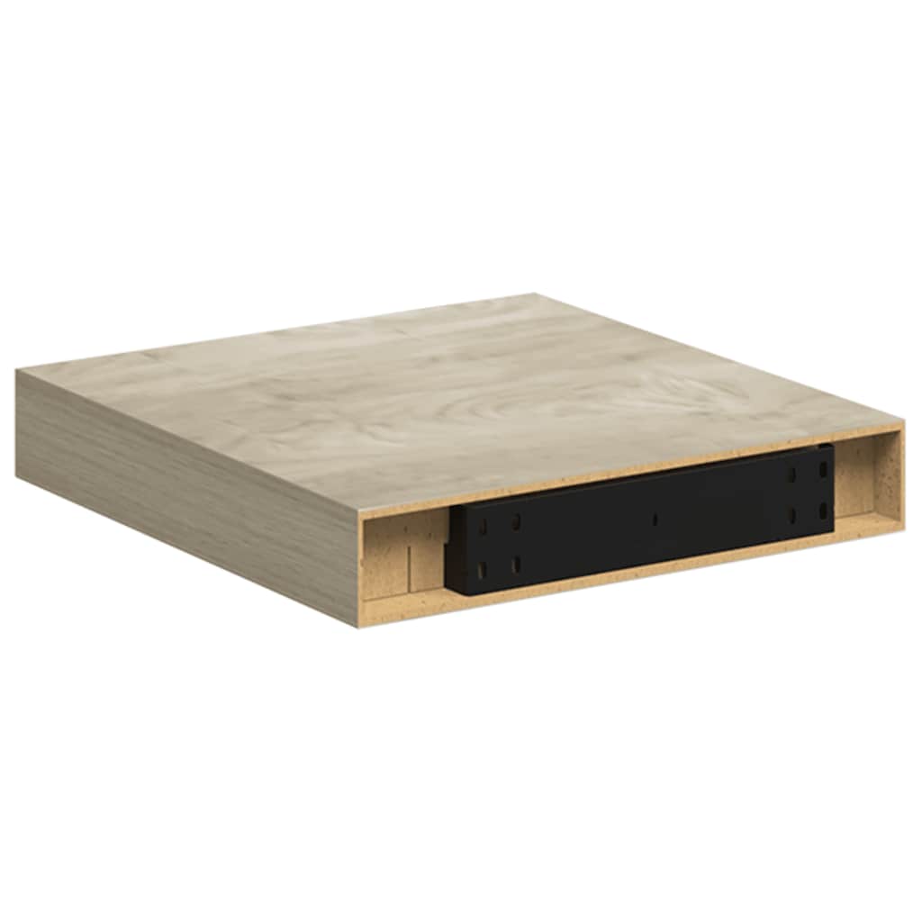 Floating Wall Shelf Oak 23x23.5x3.8 cm MDF
