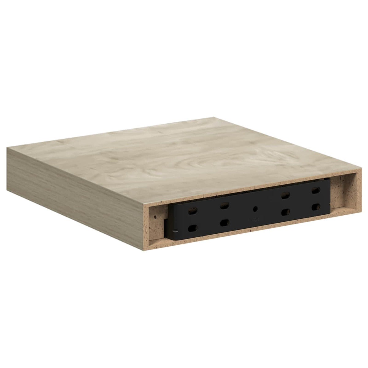 323867 vidaXL Floating Wall Shelves 4 pcs Oak 23x23,5x3,8 cm MDF
