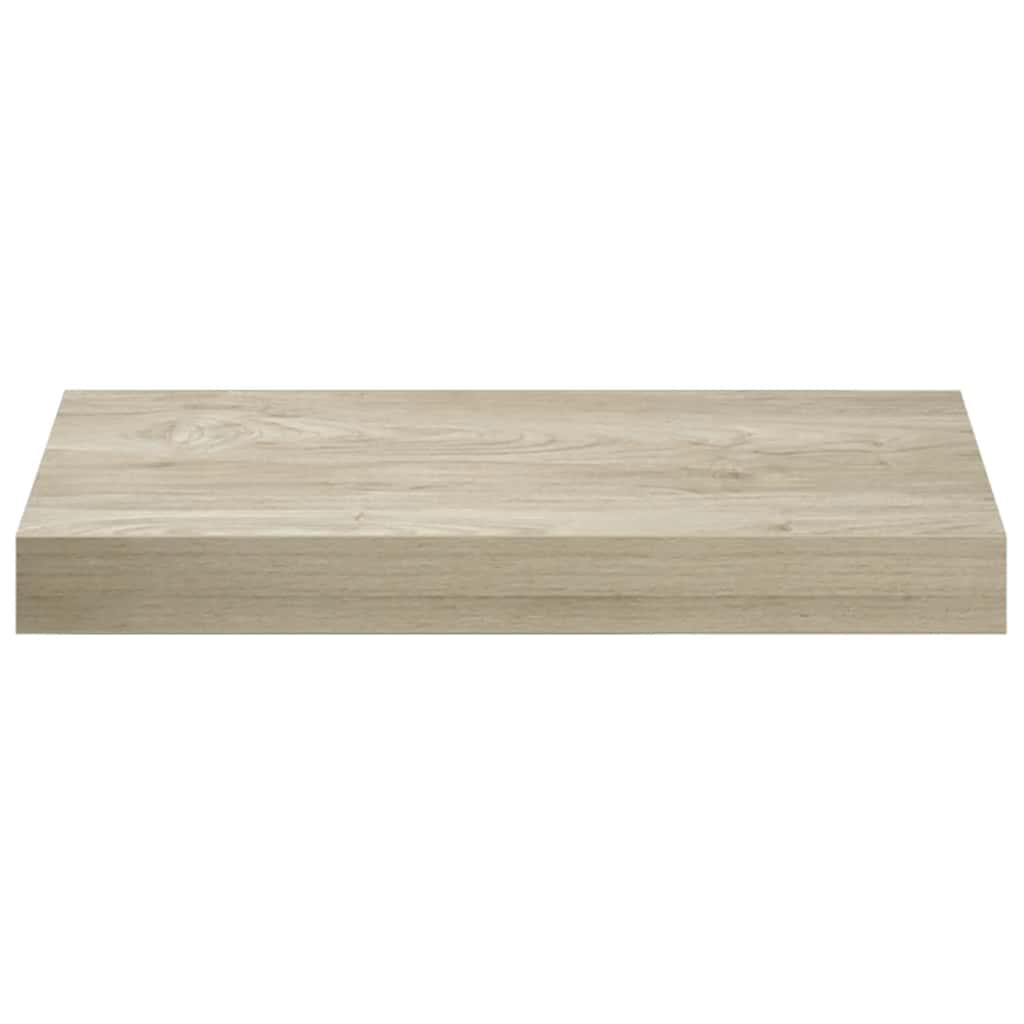 Floating Wall Shelves 2 pcs Oak 40x23x3.8 cm MDF