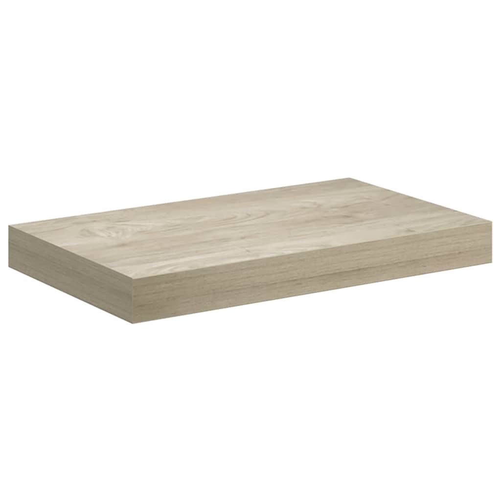 Floating Wall Shelves 4 pcs Oak 40x23x3.8 cm MDF