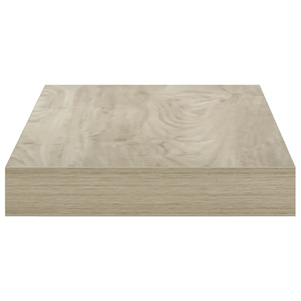 Floating Wall Shelves 4 pcs Oak 40x23x3.8 cm MDF
