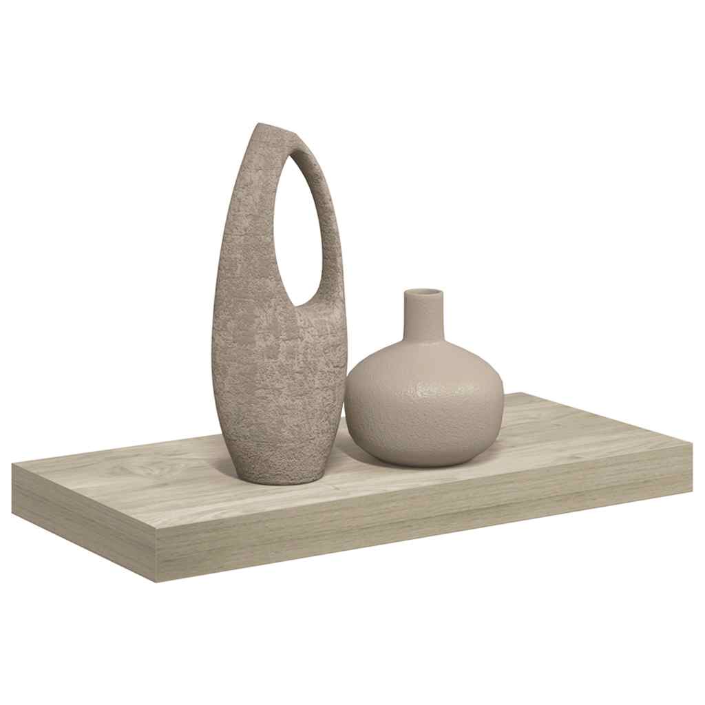 Floating Wall Shelf Oak 50x23x3.8 cm MDF