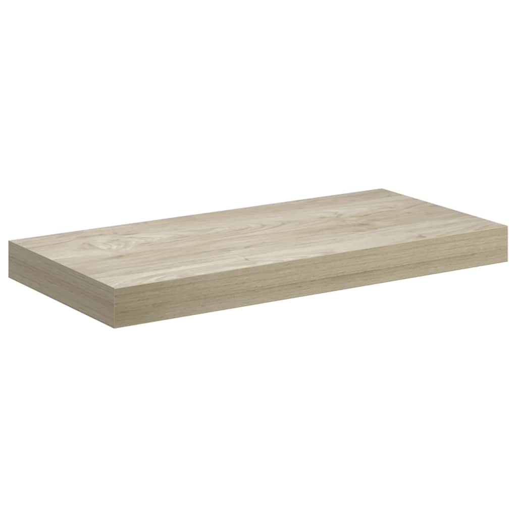 Floating Wall Shelves 4 pcs Oak 50x23x3.8 cm MDF