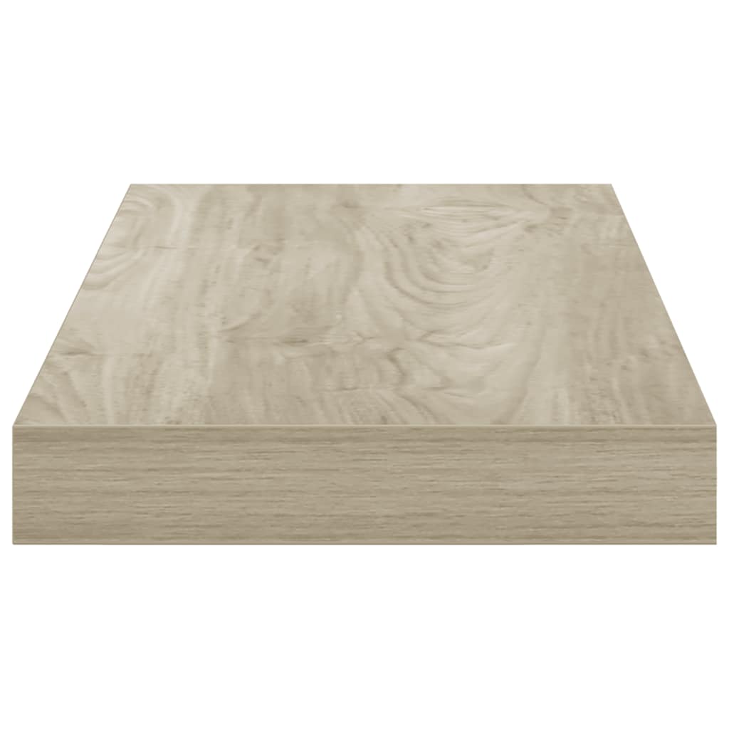 Floating Wall Shelves 4 pcs Oak 50x23x3.8 cm MDF