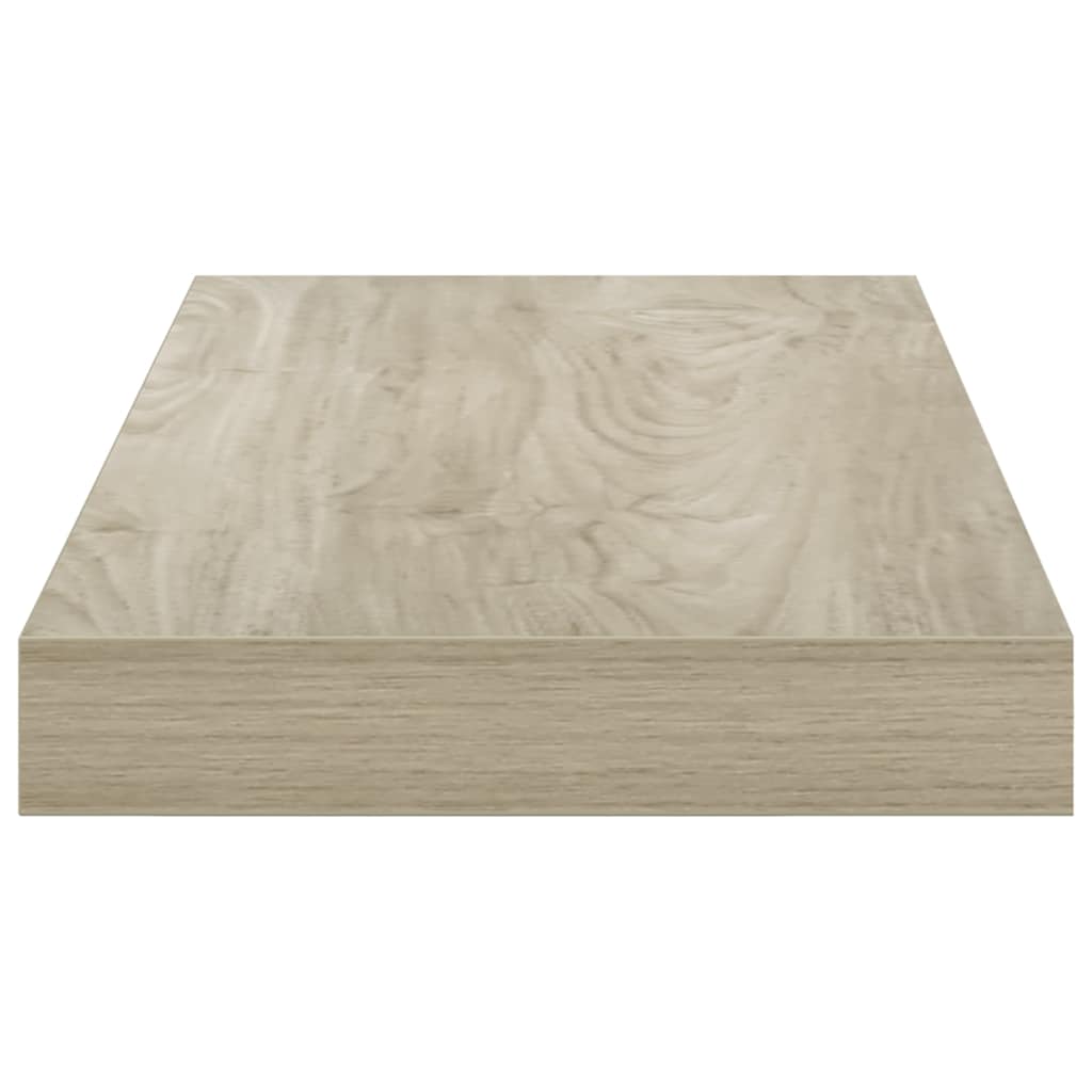 Floating Wall Shelves 4 pcs Oak 50x23x3.8 cm MDF