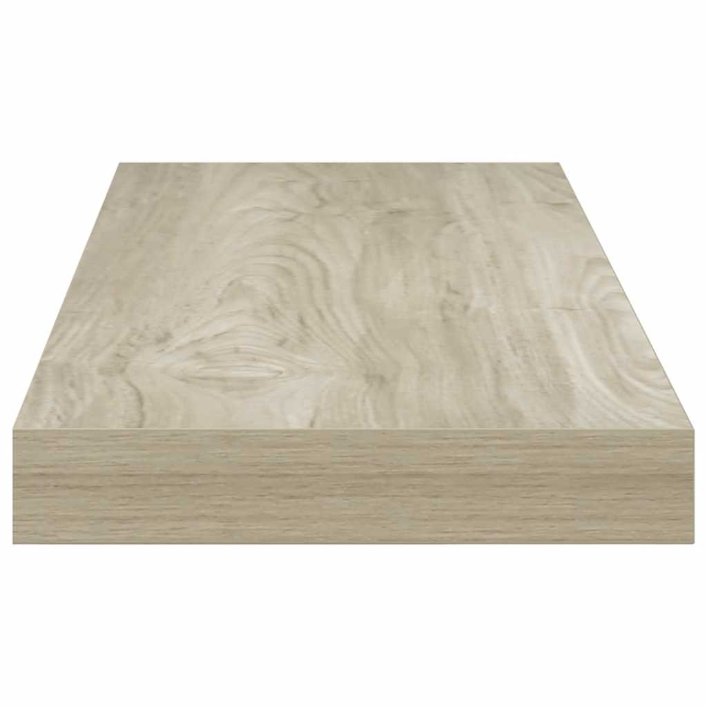 Floating Wall Shelves 4 pcs Oak 60x23.5x3.8 cm MDF
