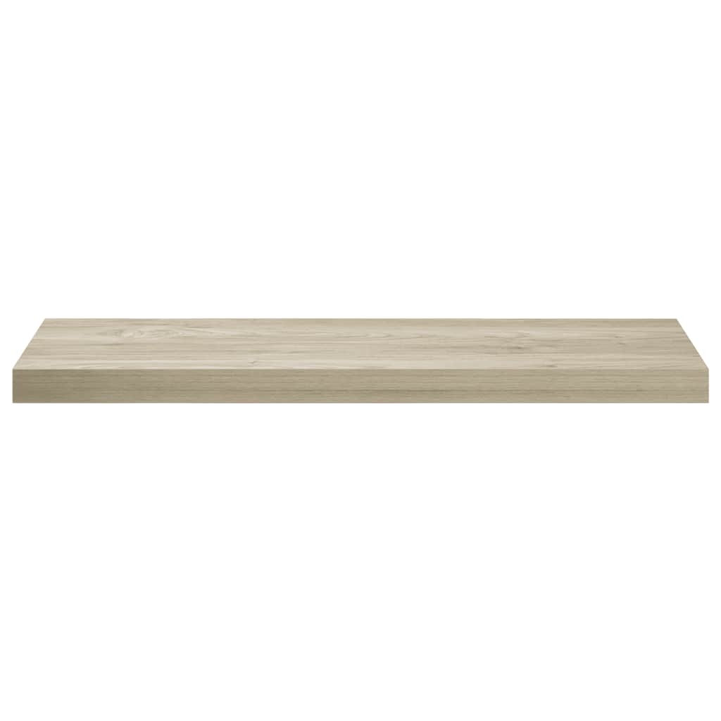 Floating Wall Shelves 4 pcs Oak 80x23.5x3.8 cm MDF