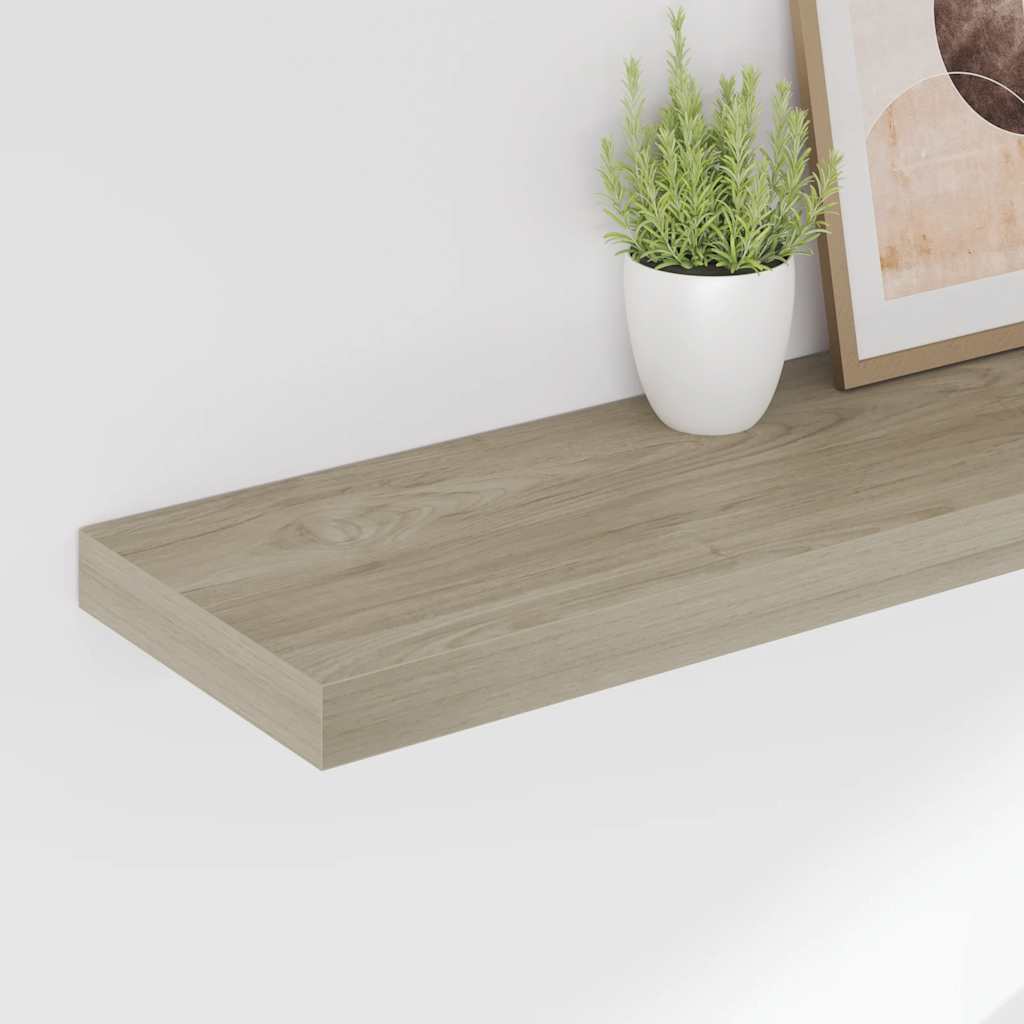 Floating Wall Shelves 4 pcs Oak 90x23.5x3.8 cm MDF