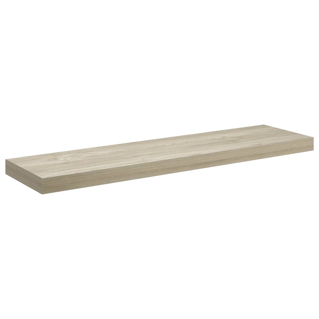 Floating Wall Shelves 4 pcs Oak 90x23.5x3.8 cm MDF