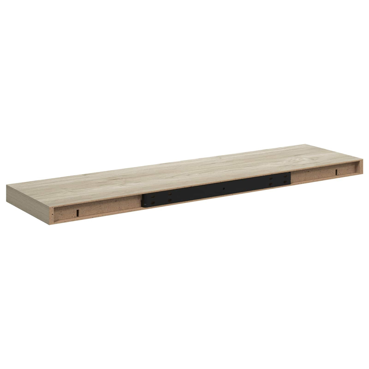 323882 vidaXL Floating Wall Shelves 4 pcs Oak 90x23,5x3,8 cm MDF