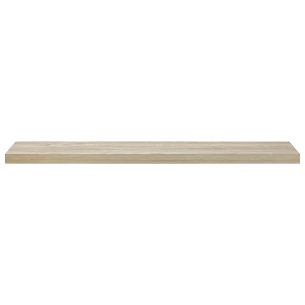 Floating Wall Shelves 4 pcs Oak 120x23.5x3.8 cm MDF