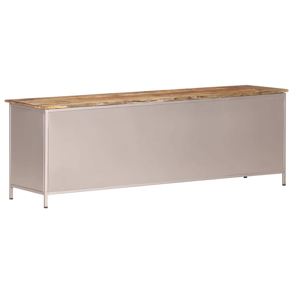 323737 vidaXL TV Cabinet 120x30x40 cm Rough Mango Wood
