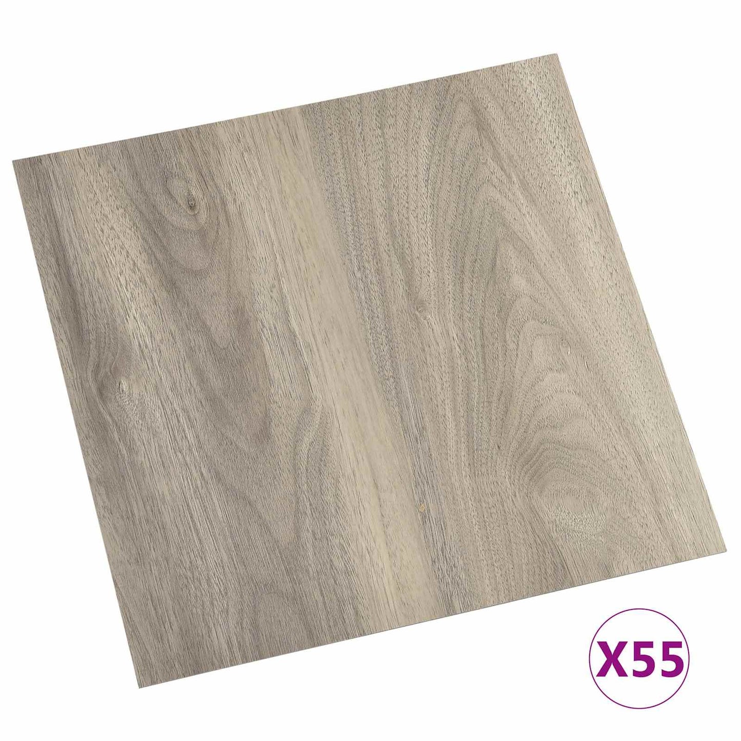 Flooring Planks 5.11 m² 55 pcs PVC Wood color